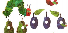 Hungry Caterpillar Wall Stickers - SMALL SIZE
