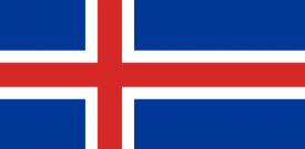 Iceland Flag Sticker Self Adhesive