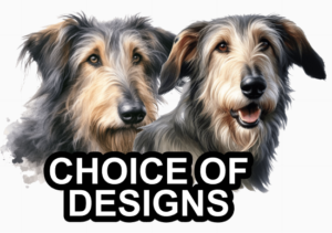 Irish Wolfhound Self Adhesive Dog Sticker