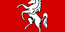 Kent Flag Self Adhesive Vinyl Sticker