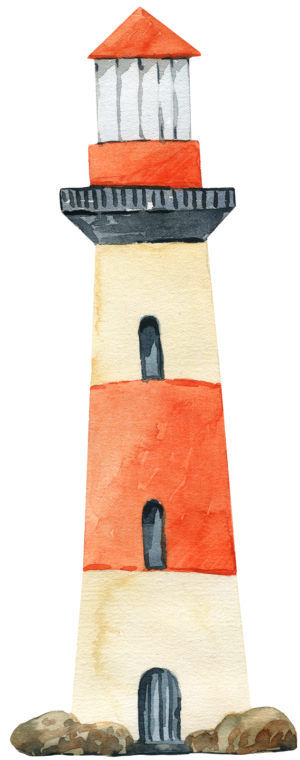 Lighthouse Seaside Coastal Self Adhesive Vinyl Sticker