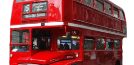London Bus Routemaster Self Adhesive Vinyl Sticker