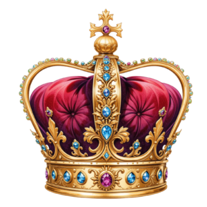 London Capital City England King Crown Self Adhesive Sticker