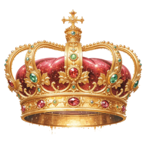 London Capital City England King Crown Self Adhesive Sticker