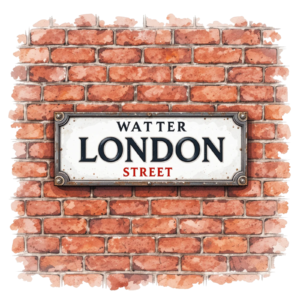 London Capital City England Self Adhesive Sticker