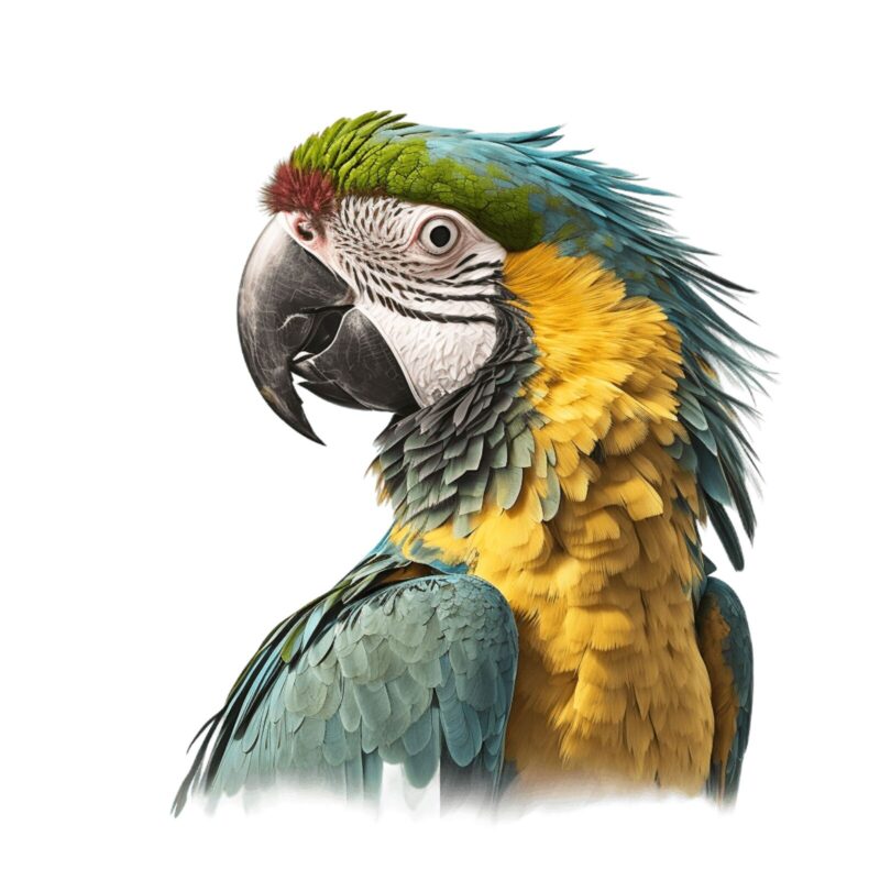 Macaw Parrot Sticker Self Adhesive Vinyl