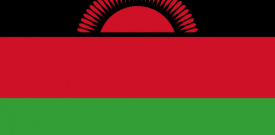 Malawi Flag Sticker Self Adhesive