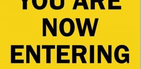 Man Cave Warning Caution Sign Self Adhesive Sticker