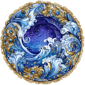 Mandala Flower Floral Botany Botanical Self Adhesive Vinyl Sticker