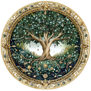 Mandala Flower Floral Botany Botanical Self Adhesive Vinyl Sticker