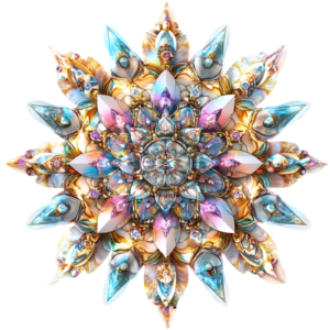 Mandala Flower Floral Botany Botanical Self Adhesive Vinyl Sticker