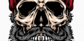 Mexican Sugar Skull Self Adhesive Vinyl Sticker