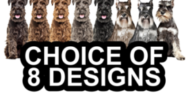 Miniature Schnazuer Pointer Wall Sticker Decal Self Adhesive Vinyl