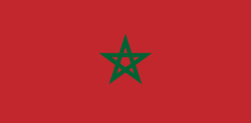 Morocco Flag Self Adhesive Sticker