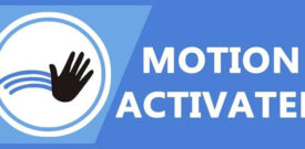 Motion Activated Self Adhesive Vinyl Sticker Funny PACK OF 3