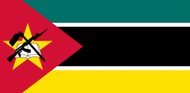 Mozambique Flag Sticker Self Adhesive