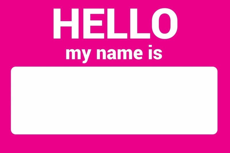 Name Tag Self Adhesive Sticker Hello My Name Is Team Building Event - Image 7