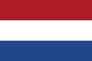 Netherlands Flag Self Adhesive Sticker
