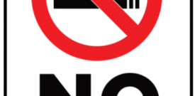 No Smoking Warning Danger Sign Self Adhesive Sticker