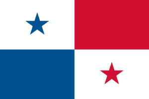Panama Flag Self Adhesive Sticker