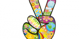 Peace Sign Love Not War Wall Sticker Vinyl Decal