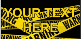 Personalised Custom Warning Caution Danger Sign Self Adhesive Sticker