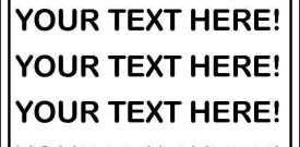 Personalised Custom Warning Caution Danger Sign Self Adhesive Sticker