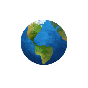 Planet Solar System Earth Self Adhesive Sticker