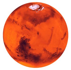 Planet Solar System Mars Self Adhesive Sticker