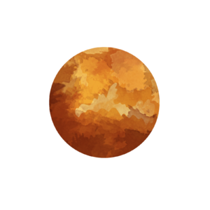 Planet Solar System Venus Self Adhesive Sticker