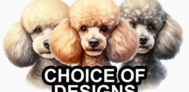 Poodle Dog Wall Sticker Decal Self Adhesive Vinyl
