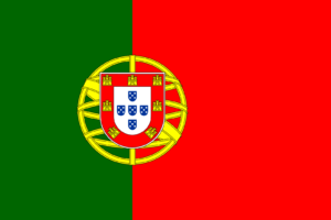 Portugal Portuguese Flag Self Adhesive Sticker