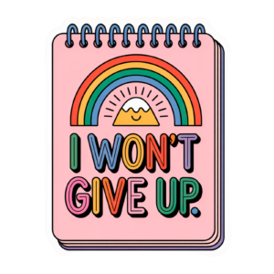 Positive Mental Health Affirmation You Are Enough Self Adhesive Warning Sticker