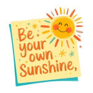 Positive Mental Health Affirmation You Are Enough Self Adhesive Warning Sticker