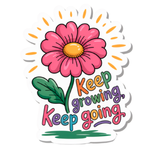 Positive Mental Health Affirmation You Are Enough Self Adhesive Warning Sticker