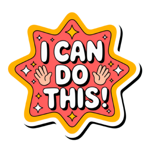 Positive Mental Health Affirmation You Are Enough Self Adhesive Warning Sticker