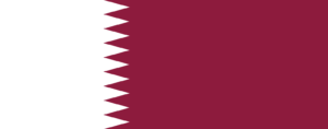 Qatar Flag Self Adhesive Sticker