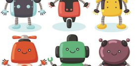 Robots Wall Stickers