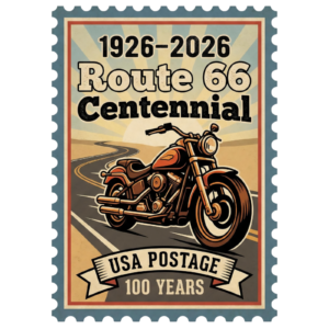 Route 66 100 Year Anniversary American Highway Road Self Adhesive Vinyl Sticker