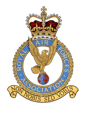 Royal Air Force RAF Association badge patch Self Adhesive Vinyl Sticker