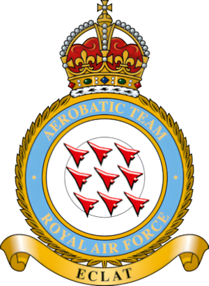 Royal Air Force RAF Red Arrows badge patch Self Adhesive Vinyl Sticker