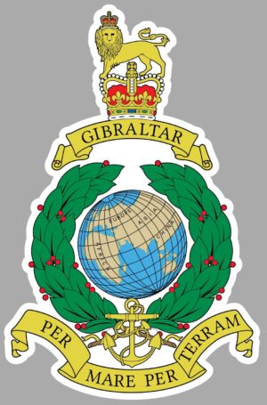 Royal Marines Royal Navy badge patch Self Adhesive Vinyl Sticker