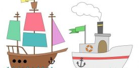 Sail Boat Ships Nautical Sailing Boats Nursery Wall Stickers