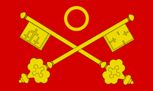 Saint Peter Westminster Abbey Flag Church Self Adhesive Vinyl Sticker