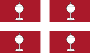 Saint Richard of Chichester Flag Church Self Adhesive Vinyl Sticker