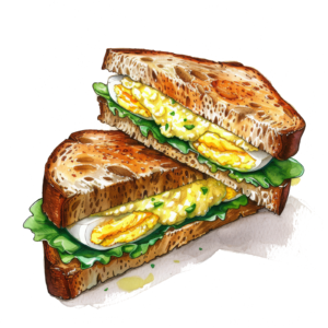 Sandwiches Sandwich Sub Self Adhesive Sticker