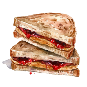 Sandwiches Sandwich Toastie Self Adhesive Sticker