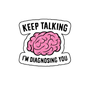 Sarcastic Funny Quote Office No Filter Neuro Diverse Self Adhesive Sticker