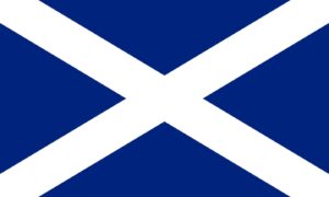 Scotland Scottish Flag Self Adhesive Sticker
