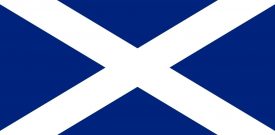 Scottish Flag Scotland Sticker Self Adhesive